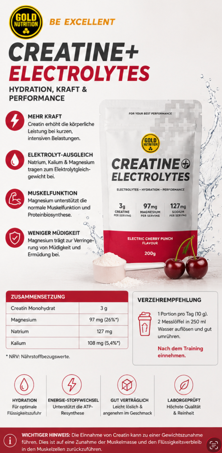 Kreatin + Elektrolyte - 200g