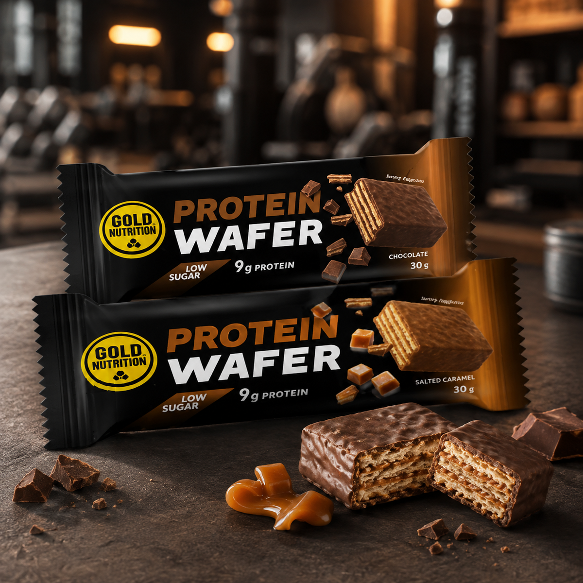Proteinwaffelriegel