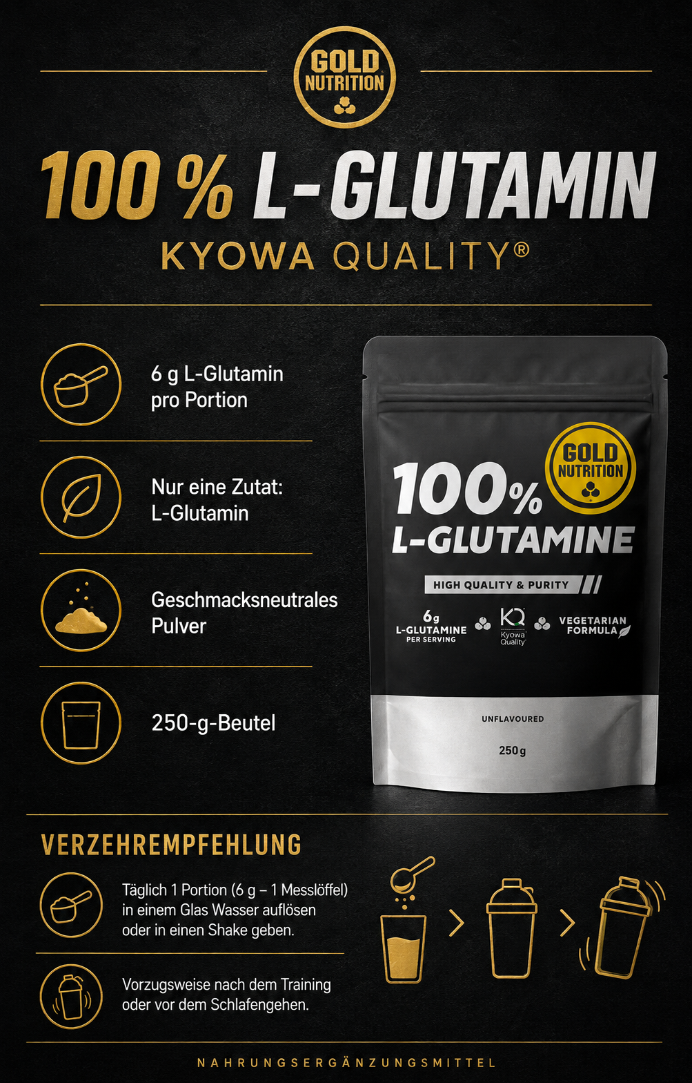 L-Glutamin Pulver